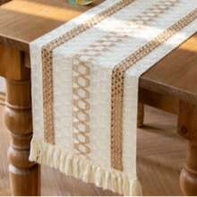 一套家用日常乡村风格微波炉防尘罩布，日常客厅餐桌和茶几装饰布，桌面保护罩，适用于家庭餐桌和节日装饰，也可用于微波炉、餐盘垫、床头柜罩、派对罩、桌布等。 - 彩色 - 查看 30