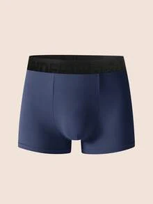 3pcs/Pack Men's Black Soft & Comfortable Briefs