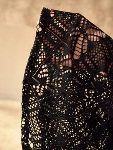 MOTF PREMIUM 女士夏季海滩度假撞色蕾丝半透明吊带背心