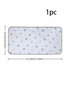 1 pieza Esterilla reutilizable para jaula de mascotas pequeñas, almohadilla para orinar de hámster, almohadilla impermeable y antideslizante, cama para animales pequeños - Multicolor, apta para mascotas como gatos, perros, conejos, erizos, ardillas, hámsteres, ratones, patos - Multicolor - Ver 4