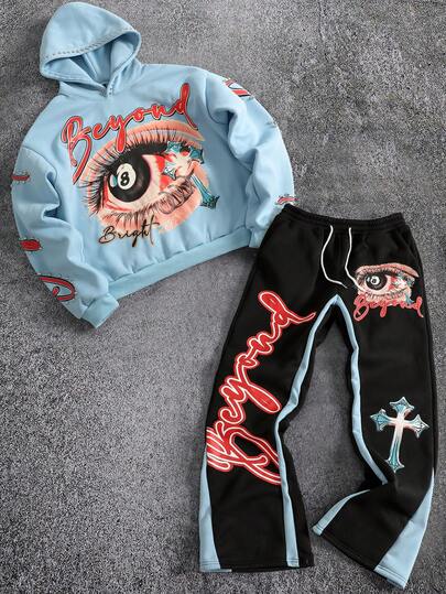 Street Life Men's Casual Hoodie & Pants Set