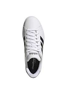 Adidas Grand Court 2.0 Men's Shoes Cloud White / Core Black / Cloud White GW9195 - 白色 - 查看 4