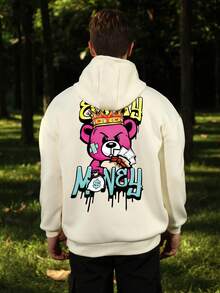 LOGEQI Men Hoodies - Beige - View 2