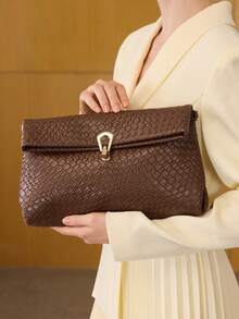 MOTF PREMIUM LADIES' HANDBAG - Coffee Brown - View 6