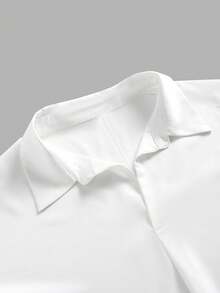 GlowEve CURVE Plus Size Women White Embroidered V-Neck Short Sleeve Blouse, Soft Fabric Sleeveless Shirt Top, Suitable For Graduation, Holidays, Valentine's Day, Music Festivals, Mother's Day, Halloween, Thanksgiving, Easter, National Day, Dances, Dates, Parties, Weddings, Outdoor Activities