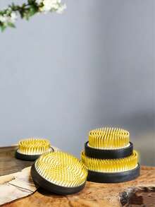 Joivida Flower Vase Copper Pin For Flower Arranging, Flower Vase Base Pad, Pin Holder, Flower Arranging Fixing Tool - Multicolor - View 8