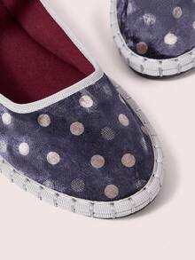 CUCCOO DOLLMOD Giày bệt Mary Jane nhung cổ điển màu đỏ tía thoải mái dành cho nữ, thời trang và thanh lịch - Màu tím - Xem 7