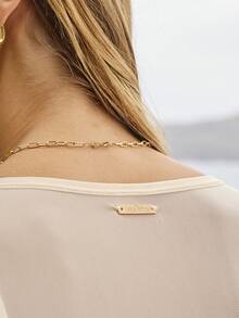 Aralina 女士休闲长袖裹身式上衣，带拇指孔，非常适合运动装、休闲运动服以及圣诞节和新年服装。 - 奶油色 - 查看 6