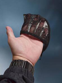 Snug Zone Cadena de metal con decoración de piedras preciosas, bragas sexy sin espalda para salir - Negro - Ver 7