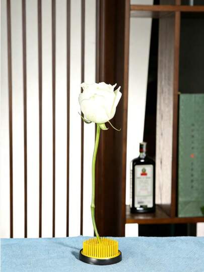 Joivida Flower Vase Copper Pin For Flower Arranging, Flower Vase Base Pad, Pin Holder, Flower Arranging Fixing Tool