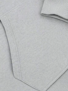 Plush Grey Jogger Cozy Heart Leopard - Grey - View 3