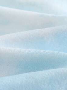 THE HAPPY LOOK 2pcs/Set Young Girl Cartoon Animal Print Knit Soft Round Neck Short Sleeve Top And Elastic Waist Pants - Multicolor - View 4