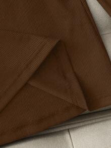 Franclia 2025秋冬女士优雅通勤针织套装，女士优雅修身上衣，女士通勤中长裙 - 彩色 - 查看 5