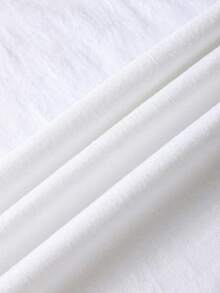 Women's Casual Dog Print Round Neck Short Sleeve T-Shirt, Summer - White - View 3