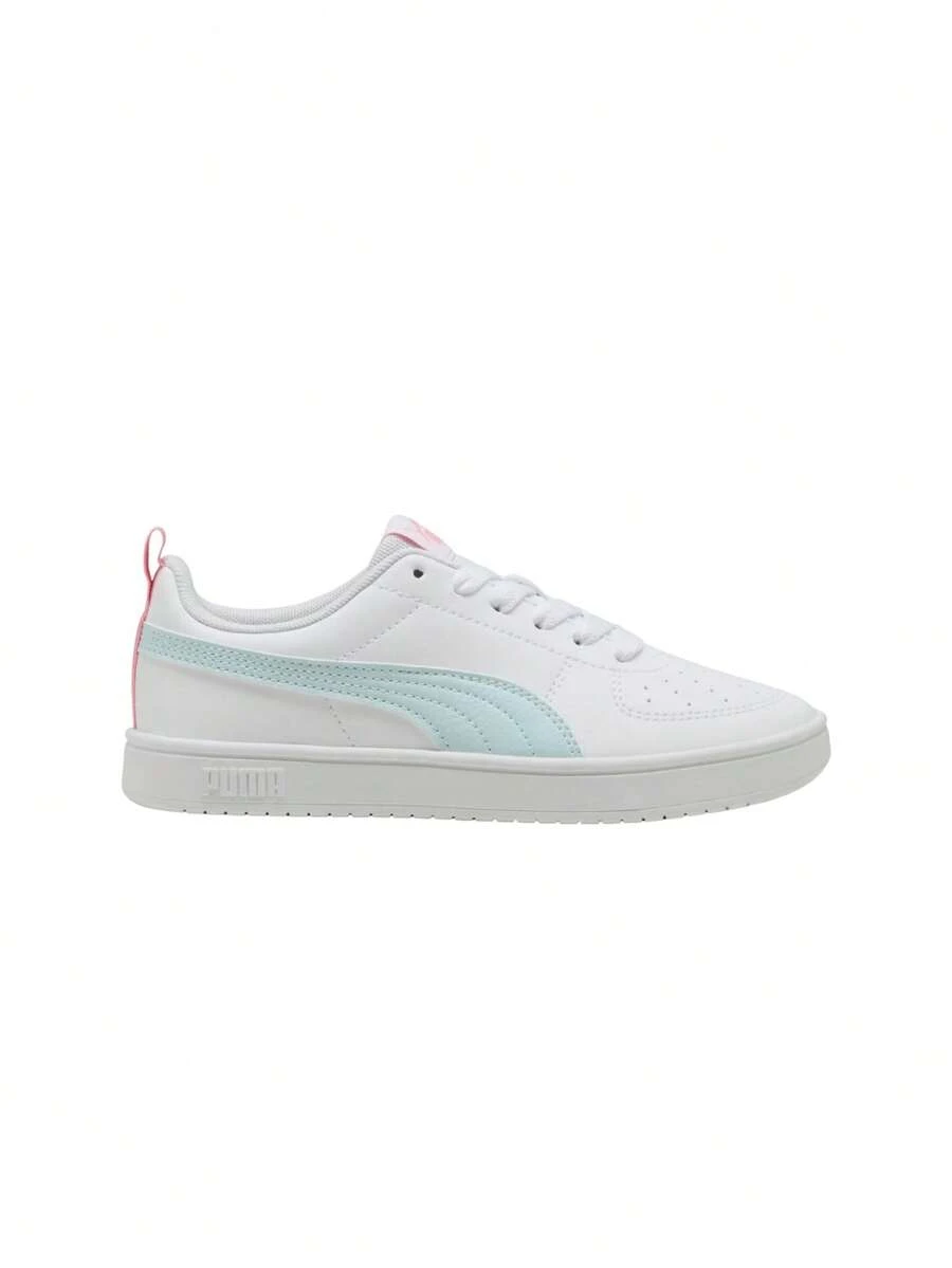 Puma Rickie Jr Kids Sneakers White 384311 - 白色 綠色 - 查看 1