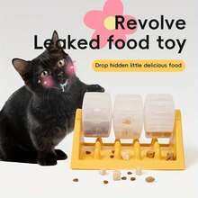耐用型狗狗益智玩具，360°旋转益智喂食器，带零食分配器，适用于猫狗，宠物零食分配器，互动慢食喂食器，互动狗狗玩具零食分配器，用于智商训练，提高狗狗的训练智商并减少无聊感。