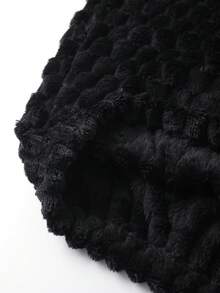 Manfinity CasualCool 男士休闲连帽抓绒卫衣，适合休闲、聚会、约会、办公、居家、户外活动、正式或休闲场合，自穿或送礼皆宜。 - 黑色 - 查看 6