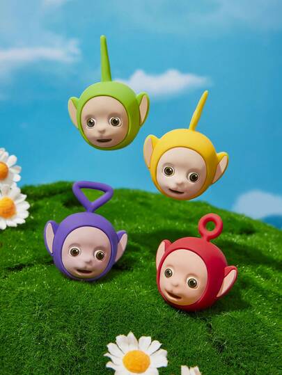 Teletubbies X SHEIN 有趣的三维立体造型冰箱贴，是冰箱的绝佳装饰品