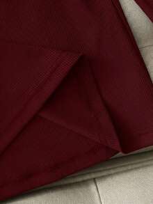 Franclia 2025秋冬女士优雅通勤针织套装，女士优雅修身上衣，女士通勤中长裙 - 彩色 - 查看 6