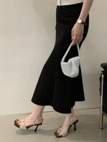Zapatos de tacón de aguja con estampado de leopardo sensual de inspiración francesa, zapatos de tacón alto para mujer, sofisticado diseño con punta cuadrada y lazo, sandalias romanas para mujer, sandalias de tacón alto para mujer. - Albaricoque - Ver 5