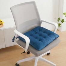 1个柔软透气的现代方形椅垫 - 四季通用多功能坐垫 - 可机洗，经久耐用，舒适贴合，适用于家庭、办公室、餐厅家具 - 现代风格，易于清洁的表面，完美贴合椅子和长凳 - 厨房和餐厅的理想之选 - 餐椅坐垫，适合长时间坐姿，坐垫，座椅垫 - 彩色 - 查看 8