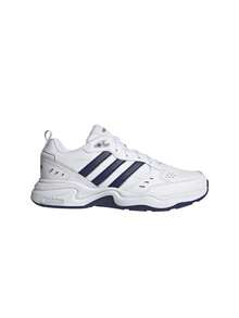 Adidas Strutter Men's Shoes Cloud White / Dark Blue / Matte Silver EG2654 - Black and White - View 1
