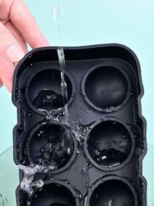 Silicone Ice Cube Tray, Easily Release 15 Square Ice Cubes Per Tray, Reusable, Suitable For Fridge, Chocolate, Baby Food, Juice - spherical ice grid - View 8