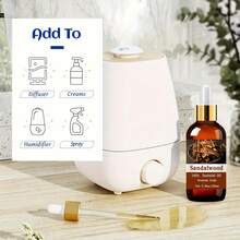 1/2pcs 100ml 100% Pure Natural Sandalwood Essential Oil - Long-Lasting Moisturizing And Soothing Fragrance, Suitable For Hair, Skin, Massage, Diffusers, And Humidifiers - Hypoallergenic, Suitable For All Skin Types, Unisex, Alcohol-Free, High Quality, Durable Packaging. - Sandalwood - View 6