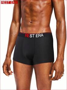 3pcs/Pack Men's Letter Elastic Waist Briefs - Multicolor - View 4