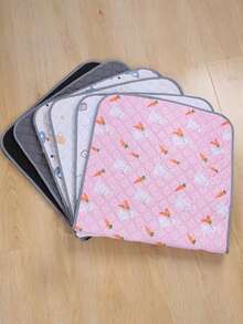 1 pieza Esterilla reutilizable para jaula de mascotas pequeñas, almohadilla para orinar de hámster, almohadilla impermeable y antideslizante, cama para animales pequeños - Multicolor, apta para mascotas como gatos, perros, conejos, erizos, ardillas, hámsteres, ratones, patos - Multicolor - Ver 10