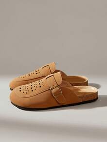 Solecia Chaussures plates, décontractées et confortables à motif géométrique pour femmes - Bronze - Voir 2