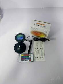 Đèn chiếu hoàng hôn xoay 180 độ Đèn ngủ LED chiếu 16 màu có thể điều chỉnh độ sáng và điều khiển từ xa Thích hợp cho chụp ảnh, tiệc tùng, trang trí phòng ngủ, quà tặng sinh nhật - Nhiều màu - Xem 5