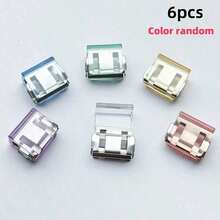 2/4/6/10/20/30 Pants Leg Shortening Invisible Fixing Clip, Pants Leg To Prevent Dragging, No Seam Hidden Buckle Leg Closure Device, Anti Pants Leg Dragging Roll Edge Buckle - Multicolor - View 11