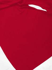 EMERY ROSE 大码女式纯色圆领短袖宽松衬衫和波尔卡圆点印花阔腿裤休闲套装 - 彩色 - 查看 8