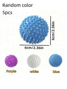 1/3/5PCS Reusable Laundry Balls Washing Machine Dryer Natural Fabric Softener Chemical Free Lint Hair Remover Anti Static Wrinkle Reducer Anti Anti Rolling Durable Wool Dryer Balls Alternative For Home Laundromat All Fabrics Assorted Colors Laundry Essentials Must Have - Multicolor - View 16