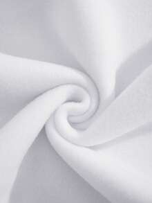 Resyla Y2K Style Women's Floral Slogan Graphic Print Pullover Sweatshirt Sweatshirt - White - View 5