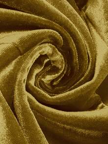 EMERY ROSE Women's Elegant Solid Color Velvet Blazer - Yellow - View 8