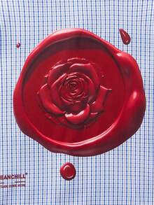 SWAVVY Áo sơ mi nam dáng rộng, họa tiết kẻ caro Anh Quốc, kiểu dáng suông, chất liệu vải sáp chảy, cỡ tiêu chuẩn, kiểu dáng rộng thùng thình, áo sơ mi Manfinity, áo sơ mi New York ngoại cỡ, áo sơ mi nam cỡ lớn. - Màu tím - Xem 6