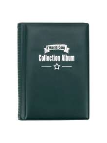 Pack Of 1 NICEYARD 120/60 Pocket Artificial PU Leather Coin Collection Album Book Collection Money Storage Bag PVC Film - Multicolor - View 8