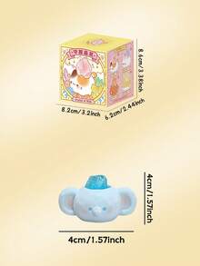 Blind Box (Non-Plush) Cute Crystal Ornament Cartoon Figurine Collectible Boxes, Cartoon-Themed Party Costume Dolls, Exquisite Tabletop Ornaments, Can Be Given As Christmas Gifts To Family And Friends - Tide play blind box - View 5