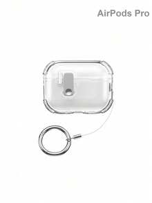 Cute Anti-Drop Automatic Clear Headphones Case Compatible With 1 2 3 4 Soft Compatible With Pro 2 Pro 3 Lock Anti-Lost Protective Cover - Clear - View 10