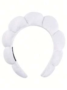 Bộ 3 món băng đô và băng đeo cổ tay bằng sợi microfiber cao cấp - Mềm mại, thoải mái khi rửa mặt, trang điểm, tắm và chăm sóc da. Phụ kiện tóc dành cho nữ. - Nhiều màu - Xem 15