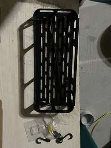 1pc Multi-Functional Kitchen Storage Rack, Stove Support, Household No-Drill Plastic Kitchen Storage Rack, Multi-Functional Wall-Mounted Spice Rack, Wall-Mounted Towel Rack (Boxed)