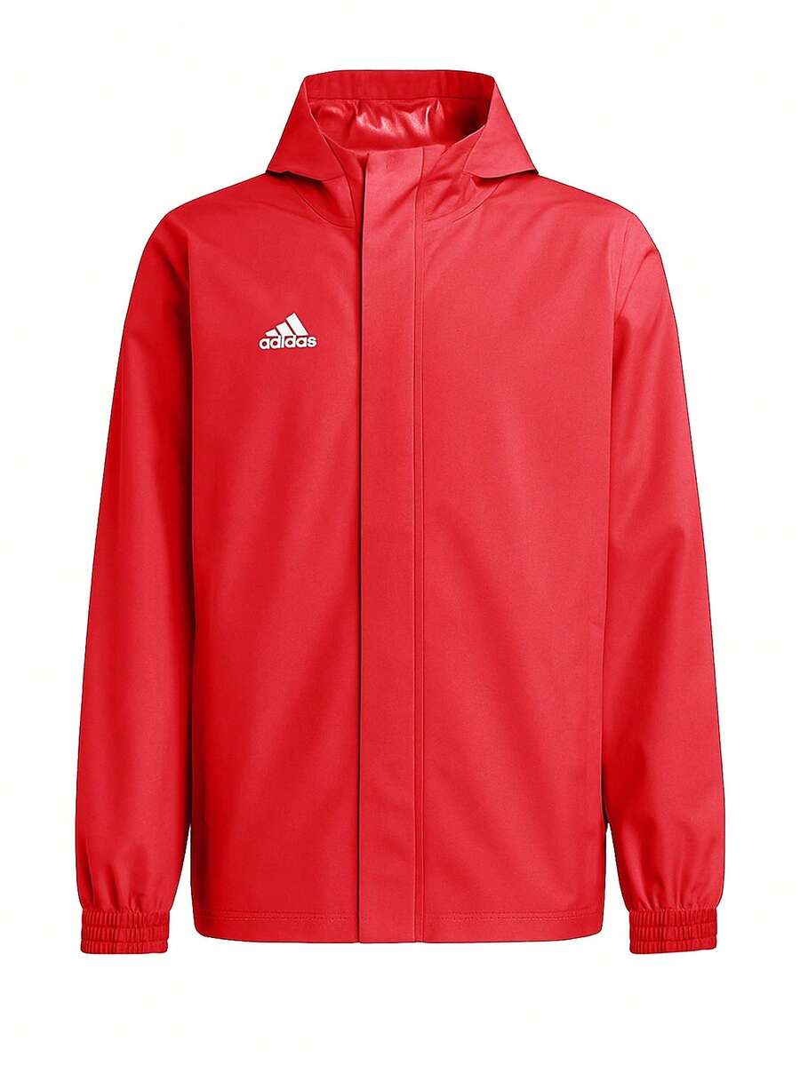 Adidas Entrada 22 Men's All-Weather Jacket Red - Power Red - View 1