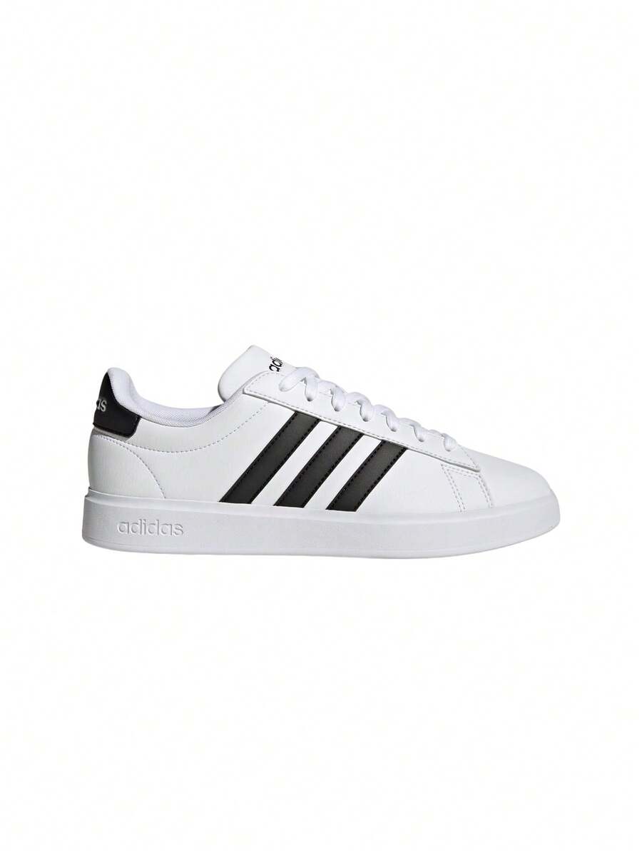 Adidas Grand Court 2.0 Men's Shoes Cloud White / Core Black / Cloud White GW9195 - 白色 - 查看 1