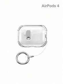 Cute Anti-Drop Automatic Clear Headphones Case Compatible With 1 2 3 4 Soft Compatible With Pro 2 Pro 3 Lock Anti-Lost Protective Cover - Clear - View 12