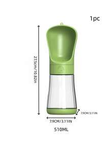 1件装狗狗饮水瓶户外喂水杯便携式狗狗饮水瓶和碗分配器