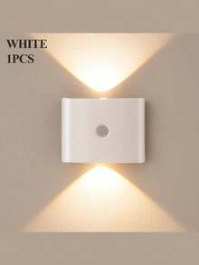 LED Smart Sensor Wall Lamp , Indoor Motion Sensor Wall Lamp, Wireless LED Wall Light, Battery-Powered Night Light, Adhesive Design, Rotatable, Portable, Easy To Install, Adjustable Color Temperature And Brightness, Suitable For Hallways, Bathrooms - Multicolor - View 22