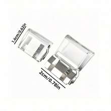 2/4/6/10/20/30 Pants Leg Shortening Invisible Fixing Clip, Pants Leg To Prevent Dragging, No Seam Hidden Buckle Leg Closure Device, Anti Pants Leg Dragging Roll Edge Buckle - Multicolor - View 3