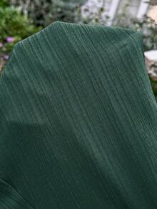 SHEIN 孕妇纯色吊带系腰宽松休闲连体裤，度假款